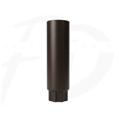 Rura spustowa stal Inguri ⌀ 100 długość 3m kolor brązowy ciemny